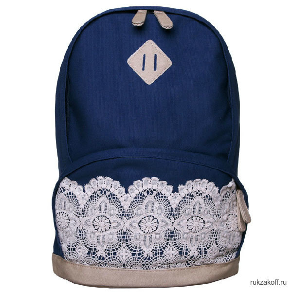 Рюкзак с кружевами Laces Tight синий