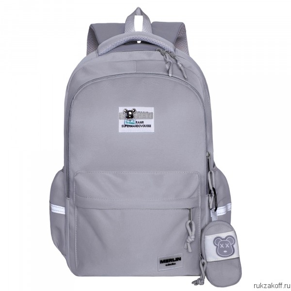 Рюкзак MERLIN M852 серый