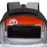 Рюкзак школьный GRIZZLY RB-352-1 серый - черный