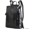 Кожаный рюкзак Monkking 1028 черный