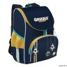 Рюкзак школьный с мешком GRIZZLY RAm-385-6/2 (/2 синий)
