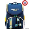Рюкзак школьный с мешком GRIZZLY RAm-385-6 синий