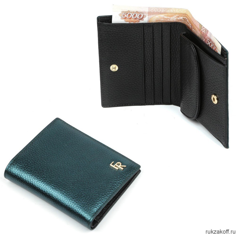 Женский кошелёк Fabretti QBr423D-11 зеленый
