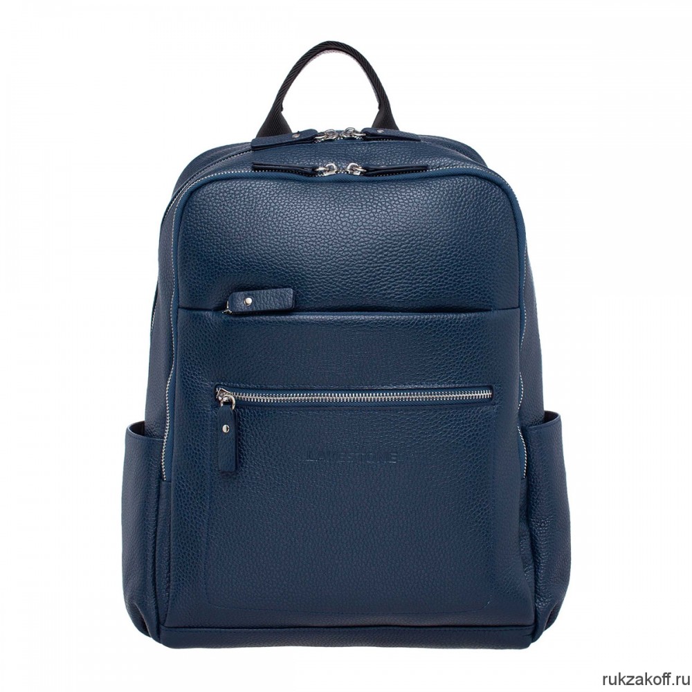 Кожаный рюкзак Lakestone Goslet Dark Blue