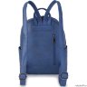 Женский кожаный рюкзак Orsoro d-455 синий