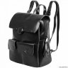 Кожаный рюкзак Monkking 1025 черный