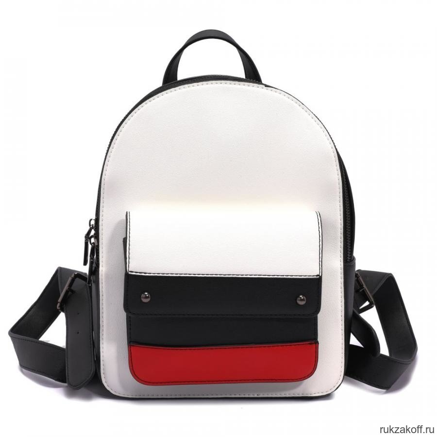 Рюкзак OrsOro DS-961 Чёрный/Красный/Белый
