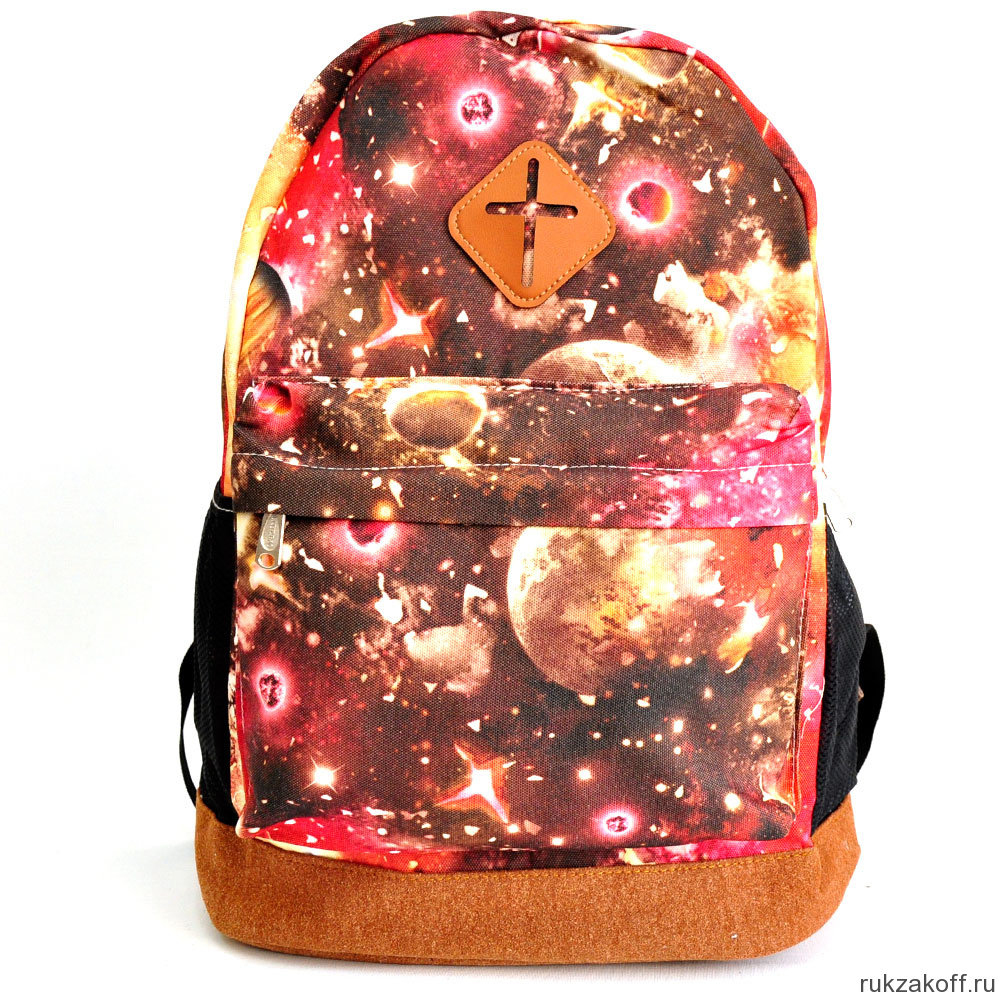 Рюкзак с космическим принтом Red Space