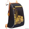 Рюкзак школьный с мешком Grizzly RB-864-2 Черный/оранжевый