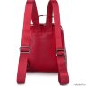 Женский кожаный рюкзак Orsoro d-449 красный