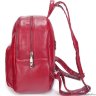 Женский кожаный рюкзак Orsoro d-448 марсала
