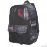 Молодежный рюкзак MERLIN 12297 черно-красный