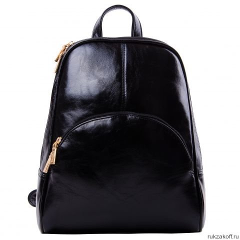 Кожаный рюкзак Monkking черный 15-0126