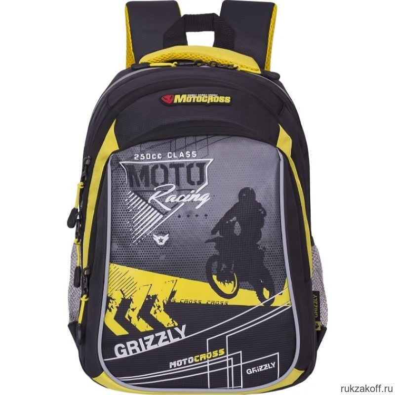 Рюкзак Grizzly Motocross Yellow Rb-733-1