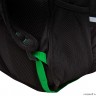Рюкзак школьный GRIZZLY RB-350-1 черный - зеленый