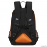 Рюкзак школьный GRIZZLY RB-355-1 черный - оранжевый
