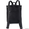 Женский кожаный рюкзак Orsoro d-446 черный