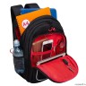 Рюкзак школьный GRIZZLY RB-352-4 черный - красный
