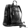 Кожаный рюкзак Monkking черный 515