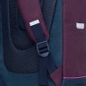 Рюкзак школьный GRIZZLY RD-345-2 фиолетовый - синий