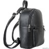  Кожаный рюкзак Monkking 0694 черный