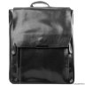 Кожаный рюкзак Monkking черный 516
