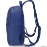 Женский кожаный рюкзак Orsoro d-443 синий