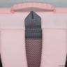Рюкзак школьный с мешком GRIZZLY RAm-384-5 розовый - серый