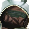 TL Bag - Small Saffiano leather backpack for woman (Forest Green)