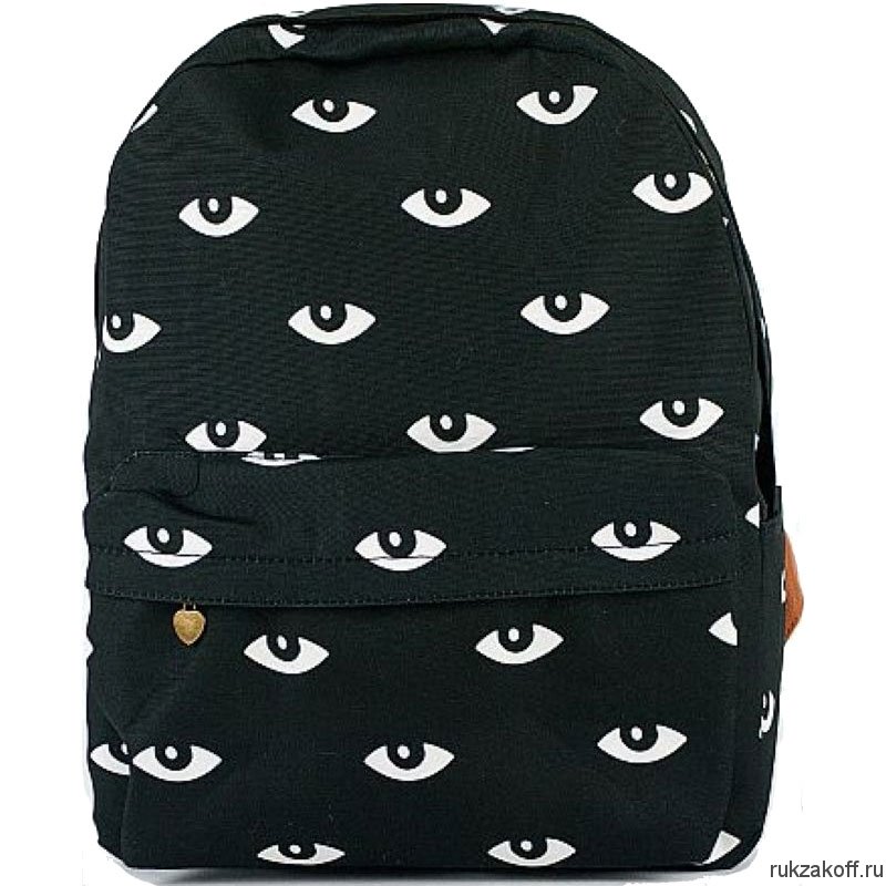 Рюкзак Большие глаза (черный)