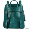 Кожаный рюкзак Monkking d-0153 зеленый