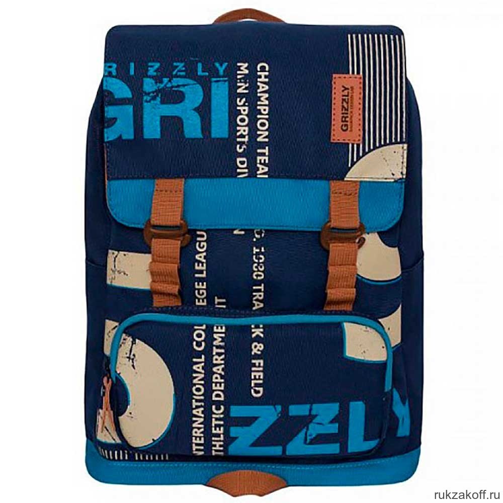 Рюкзак Grizzly RU-929-1 Темно-синий