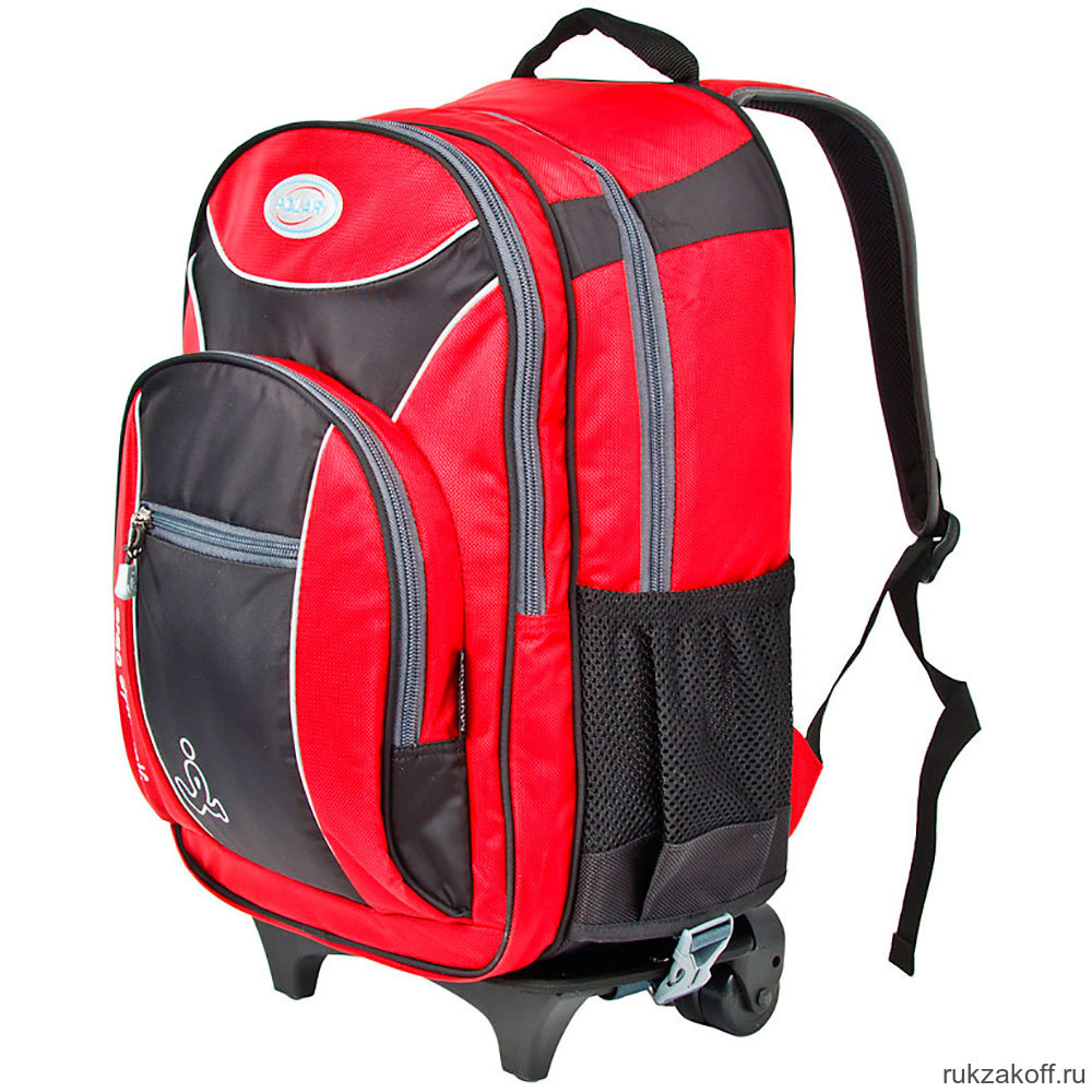 Школьный рюкзак на колесах Polar П382 Красный
