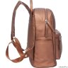 Женский кожаный рюкзак Orsoro d-236 бронза
