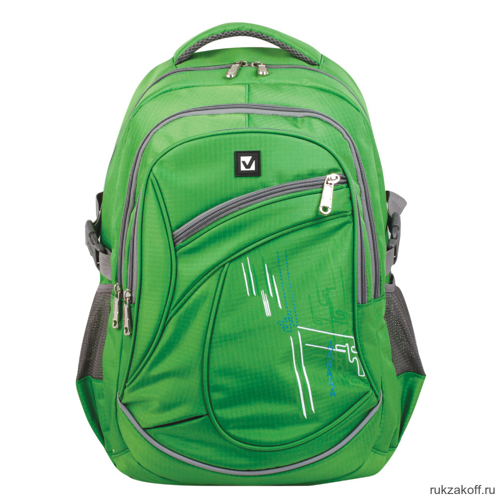Школьный рюкзак BRAUBERG 30L Пикник Зелёный