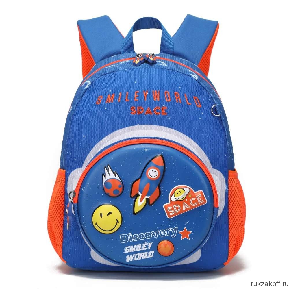Рюкзак детский Sun eight SE-90015 синий/оранжевый
