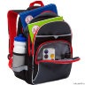 Рюкзак школьный Grizzly RB-157-3 черный - красный
