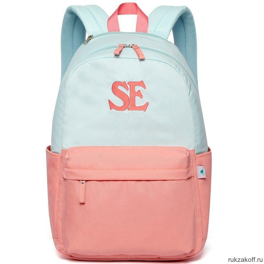 Рюкзак школьный Sun eight SE-8334 Голубой/Розовый