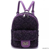 Рюкзак из искусственной кожи OrsOro DW-827 Фиолетовый