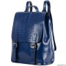 Кожаный рюкзак Monkking 1023 синий