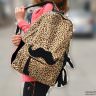 Леопардовый рюкзак с усами