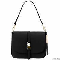 Женская сумка через плечо на плечо Tuscany Leather Nausica Черный