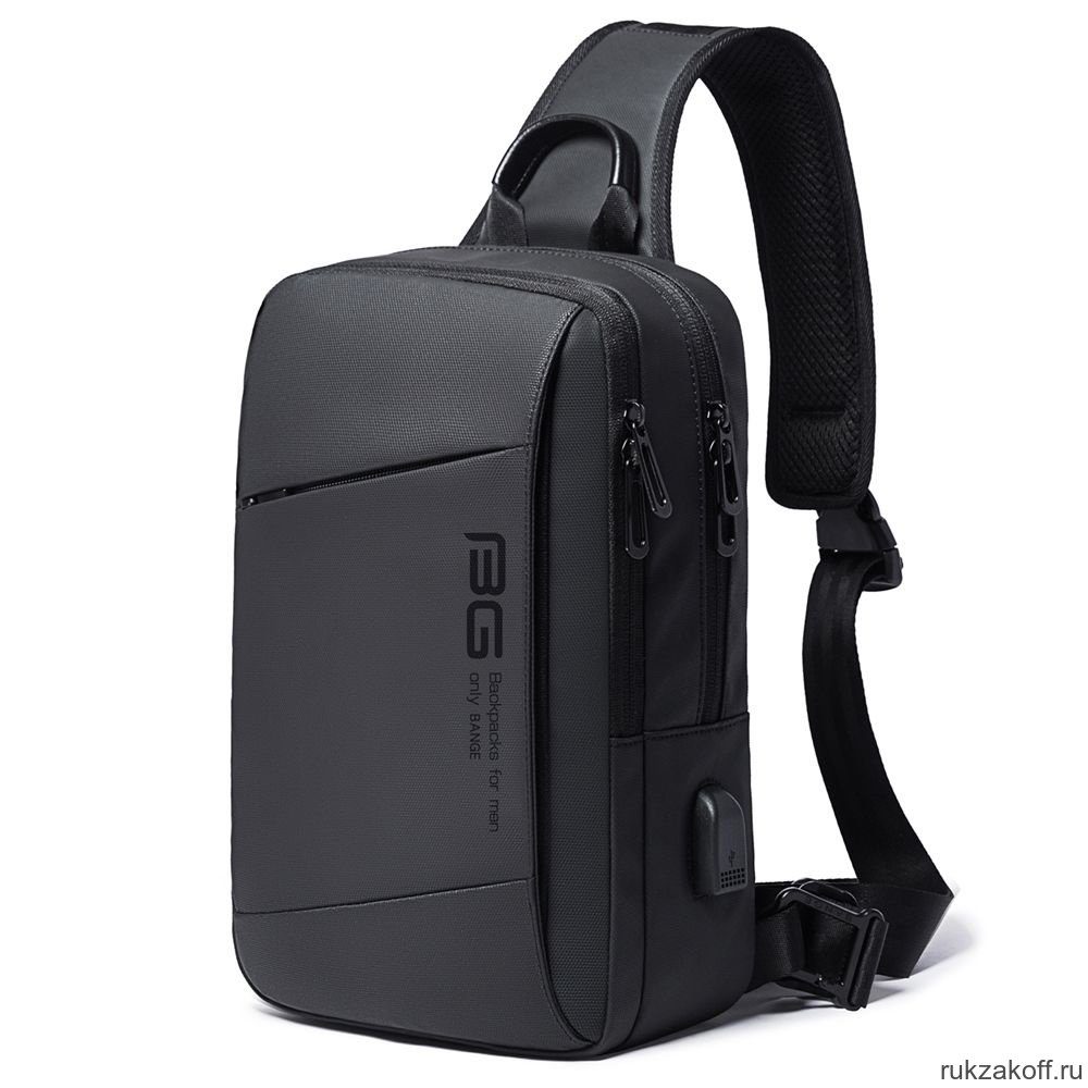 Однолямочный рюкзак BANGE BG22002 Чёрный