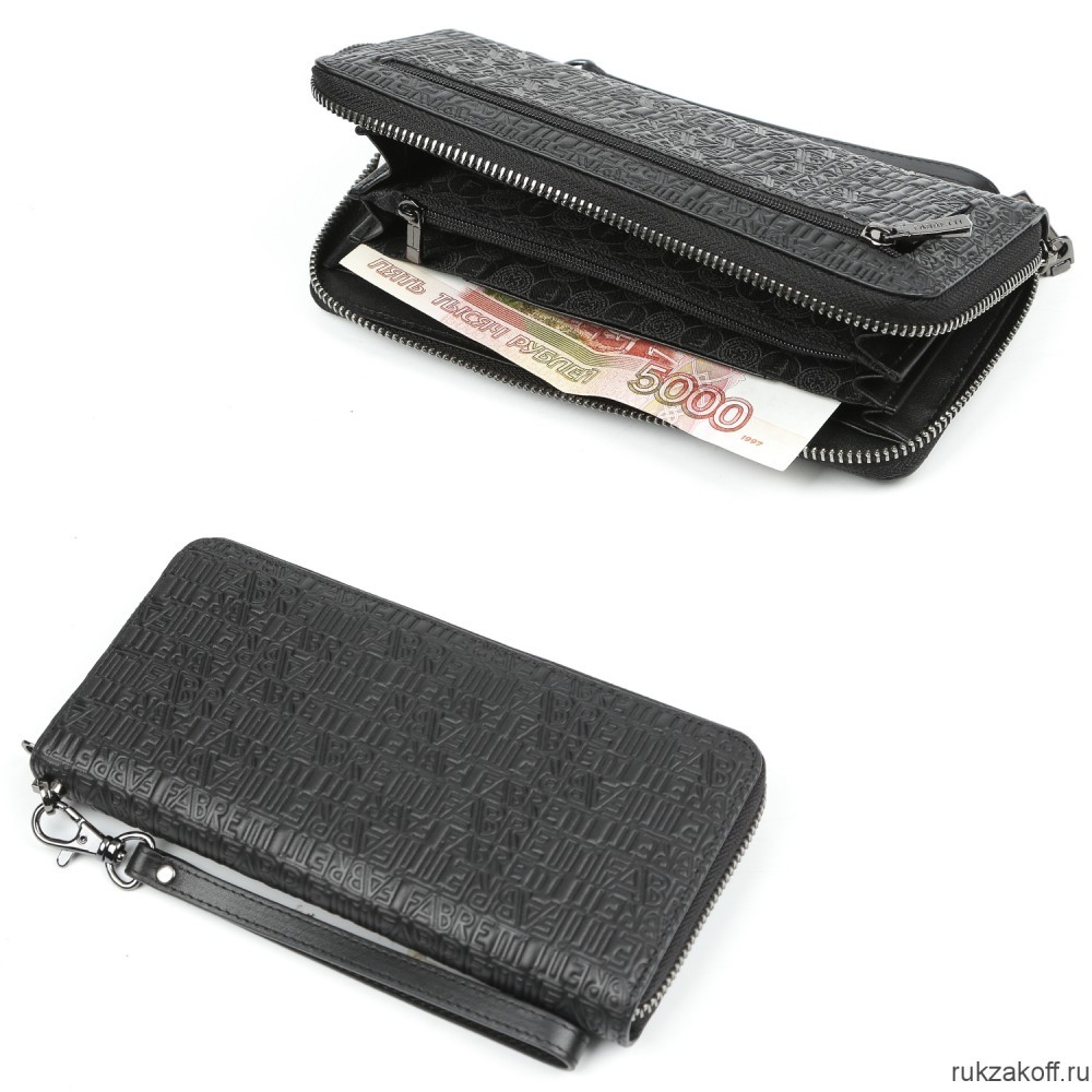 Женский кошелёк Fabretti Q77006PrN-2 чёрный
