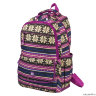 Молодёжный рюкзак BRAUBERG Фиолетовые узоры Канвас