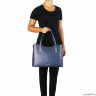 Женская сумка тоут Tuscany Leather OLIMPIA Темно-синий