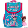 Рюкзак школьный с мешком Grizzly RA-973-1 голубой - жимолость