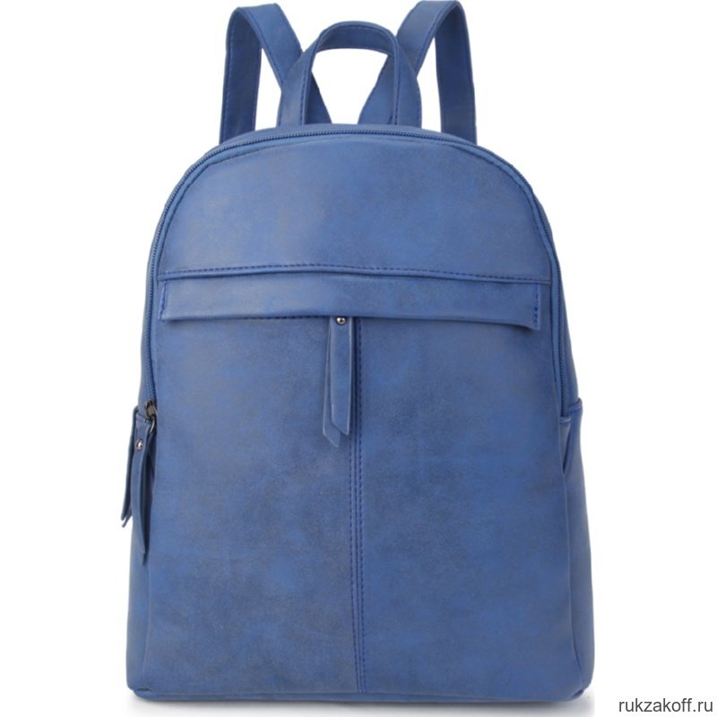 Женский кожаный рюкзак Orsoro d-456 синий