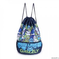 Мешок для обуви Grizzly OM-93-4 Тёмно-синий