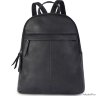  Женский кожаный рюкзак Orsoro d-456 черный